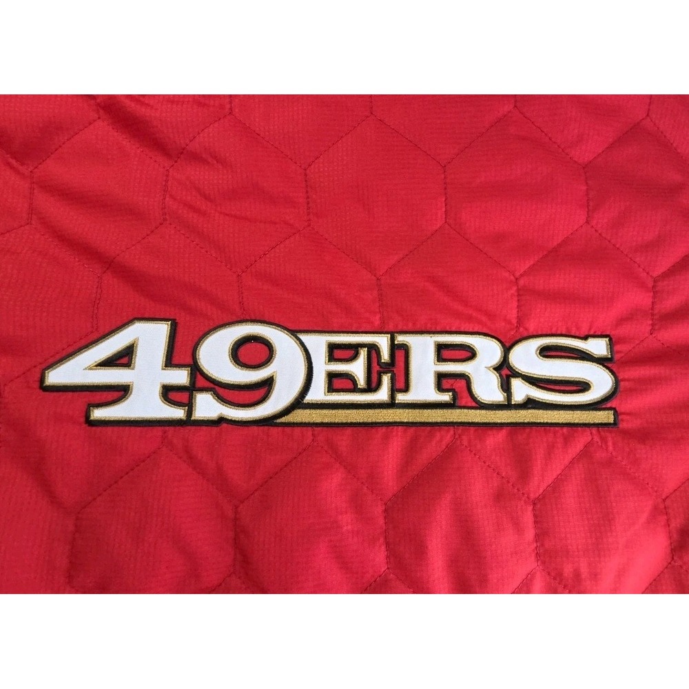 Vintage 90s Men's SF 49ers NFL Pro Line Jacket Red Sz L